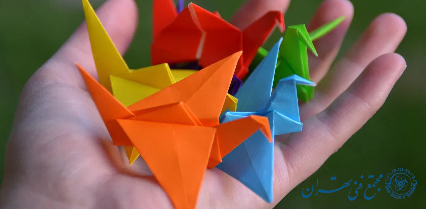 نمونه های اوریگامی با کاغذ